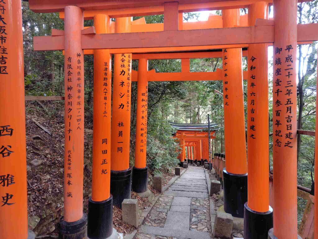 伏見稲荷鳥居裏