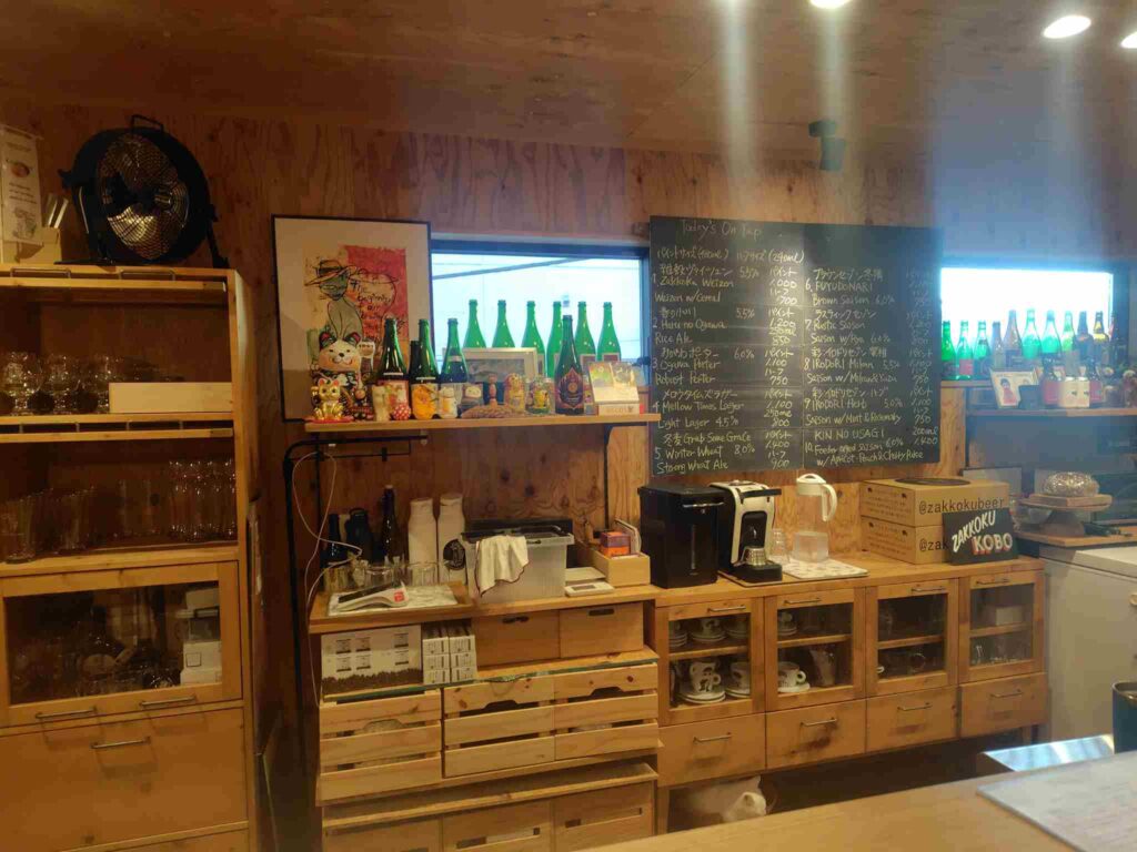 麦雑穀工房マイクロブルワリー内装1