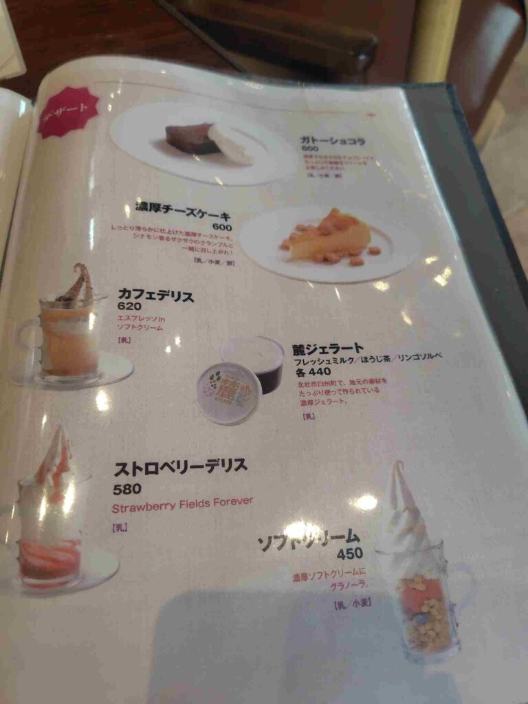 八ヶ岳ブルワリータッチダウンビール_メニュー9