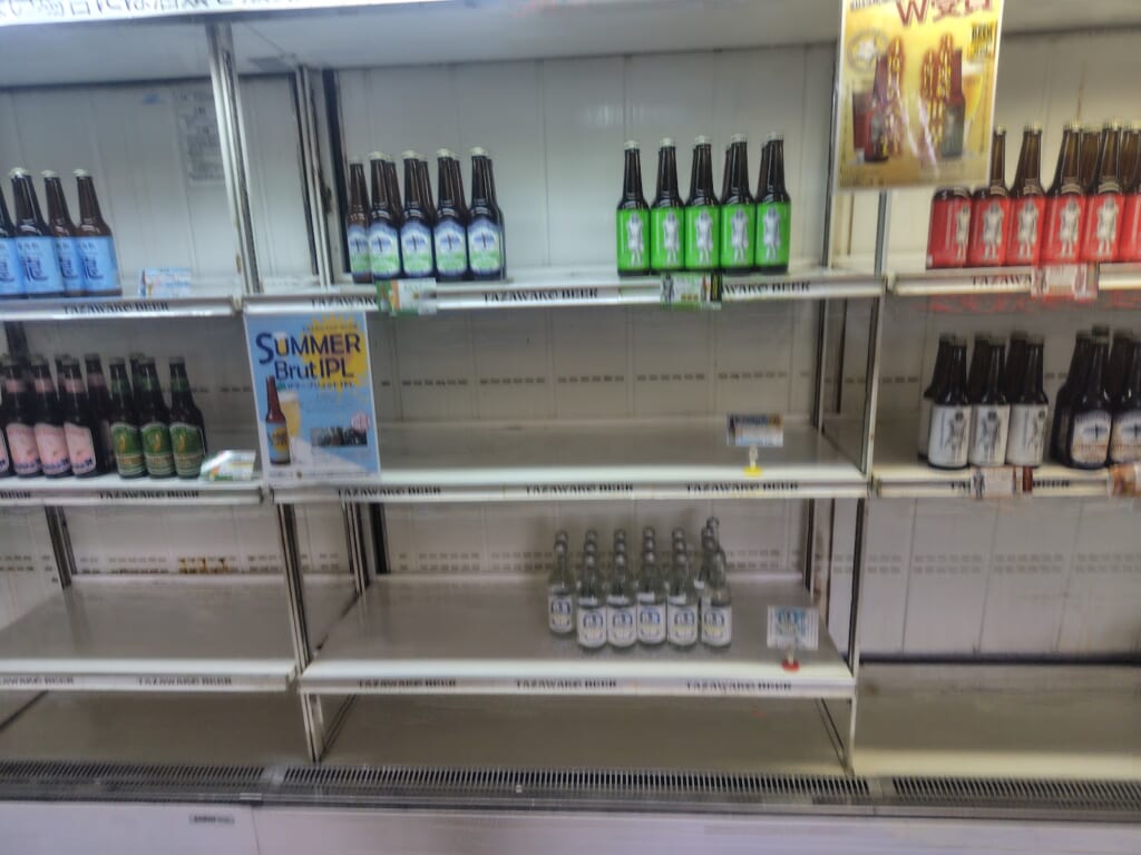田沢湖ビール_冷蔵庫2