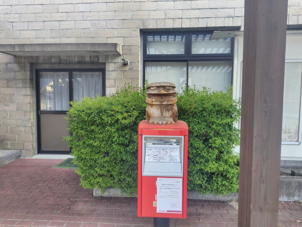 遠野駅ポスト